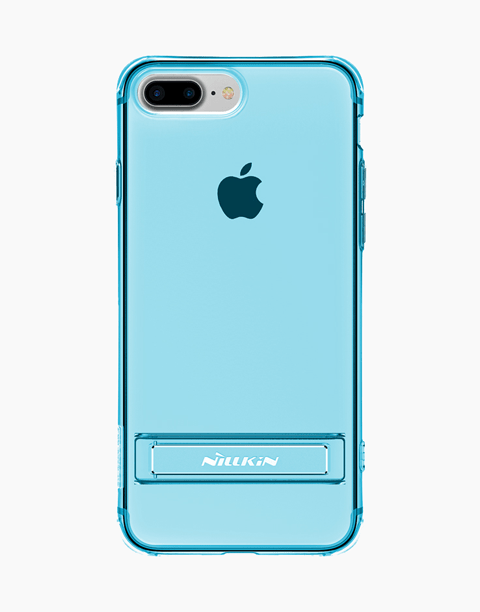 Nillkin Crashproof Series Clear Soft TPU Case with Kickstand For iPhone 7 Plus - Blue