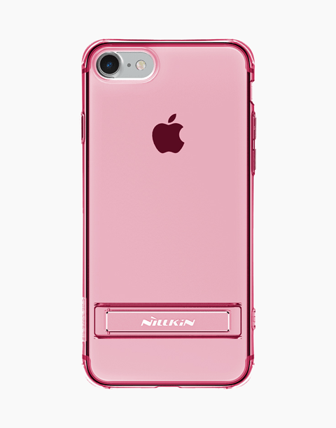 Nillkin Crashproof Series Clear Soft TPU Case with Kickstand For iPhone 7 - Rose