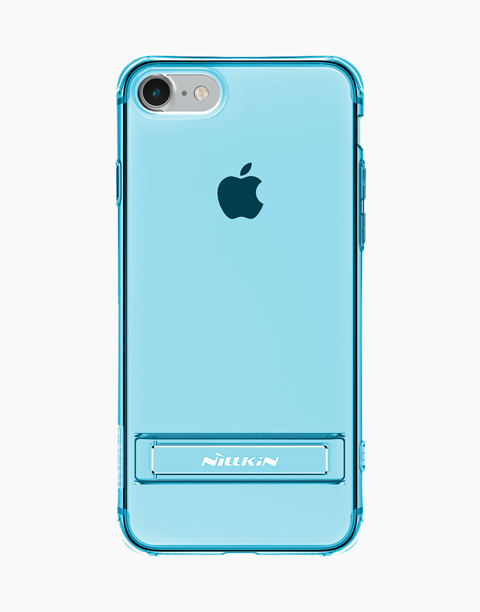 Nillkin Crashproof Series Clear Soft TPU Case with Kickstand For iPhone 7 - Blue