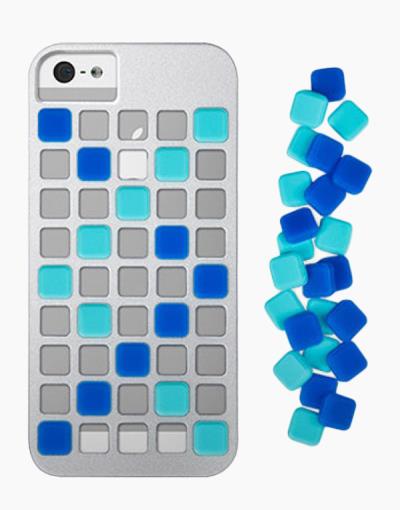 White Xdoria Cubit case for iPhone 5/5s, showcasing its sleek design and protective features.