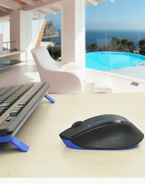 Logitech® Wireless Combo MK345 Keyboard and Mouse - Black
