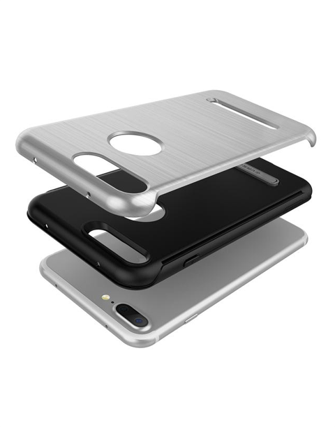 DUO Guard Series Original From VRS Design Anti-shocks Case For iPhone 7 Plus Silver