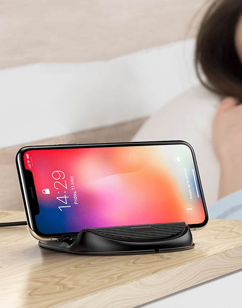 Desktop QI By Baseus Wireless Charger For iP 10W Radiating Fan Wireless Fast charging charger