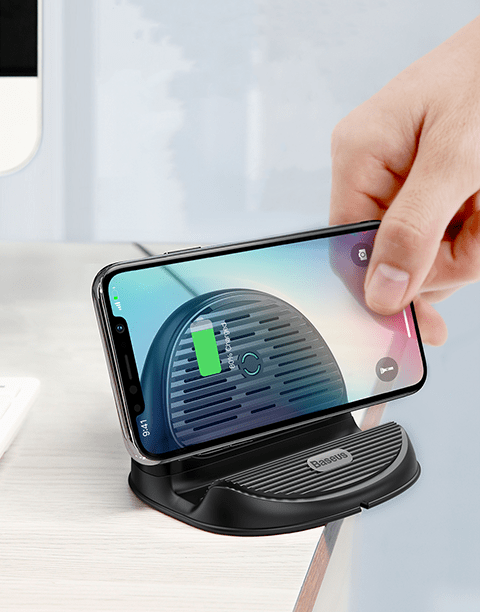 Desktop QI By Baseus Wireless Charger For iP 10W Radiating Fan Wireless Fast charging charger