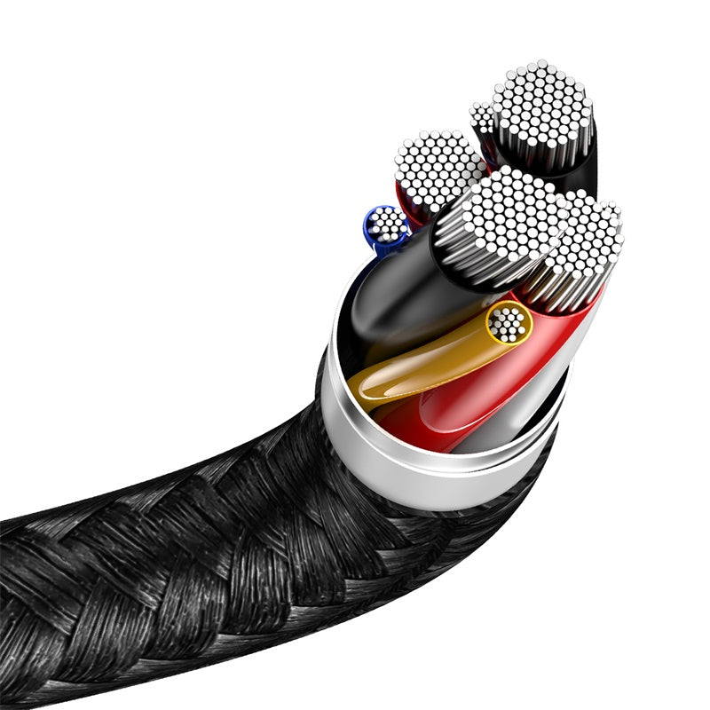 Baseus Flash Series 2 in 1 Fast Cable Type-C to C+C 100W 1.5m Black