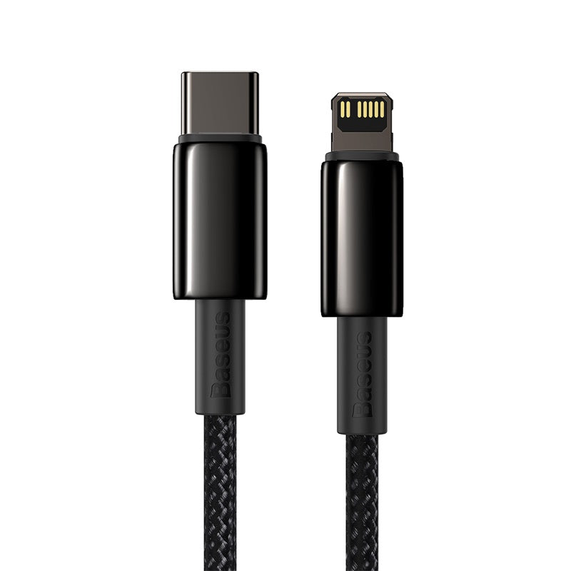 Baseus Tungsten Gold PD 20W Fast Cable Type-C to iP 2M - Black
