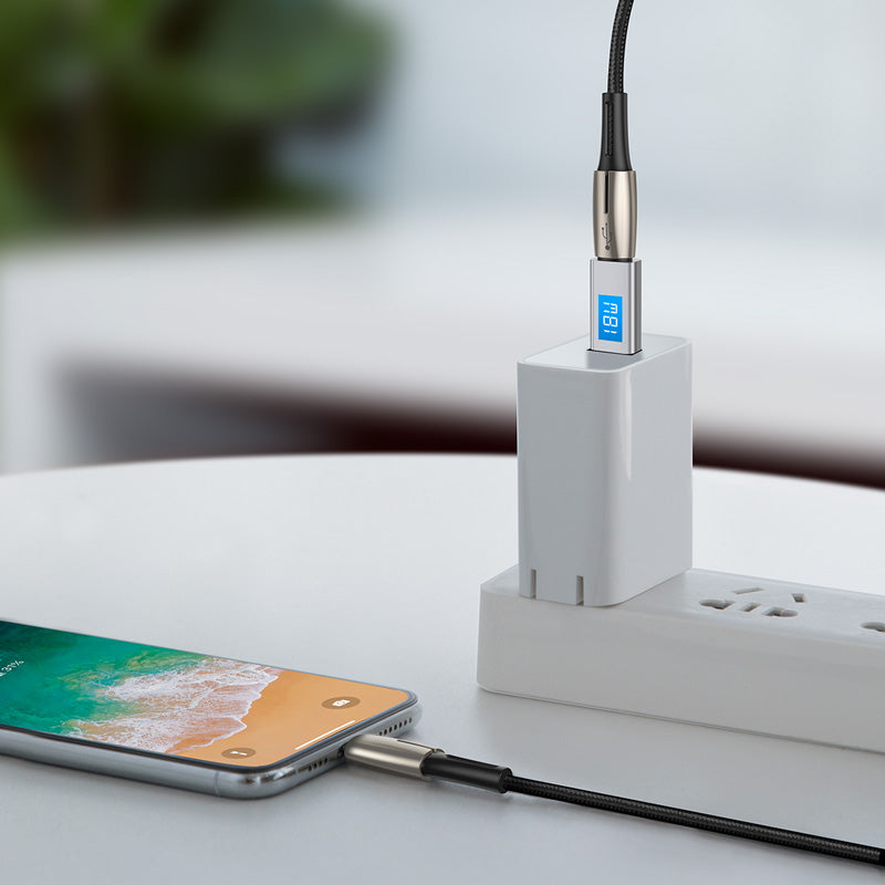 Baseus Waterdrop Cable Type-C to iP PD 18W 1.3m 50% in 30min Black