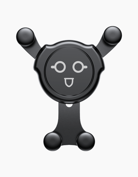 Emoticon Cute By Baseus Gravity Car Mount Black