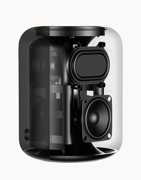 Encok E50 By Baseus 24W Bluetooth Speaker With Wireless Charger function Qi - Black