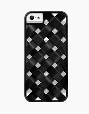 Black Engage Form case for iPhone 5/5s by Smartkoshk, showing the sleek design and textured surface.