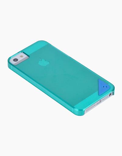 Green Smartkoshk iPhone 5/5s Engage lanyard with adjustable strap and clip for secure phone attachment.