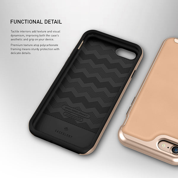 iPhone 7 | 8 Caseology Envoy Classic Rich Texture PU Leather Beige