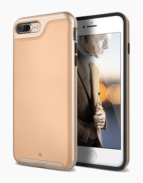 iPhone 7 Plus Caseology Envoy Classic Rich Texture PU Leather Beige