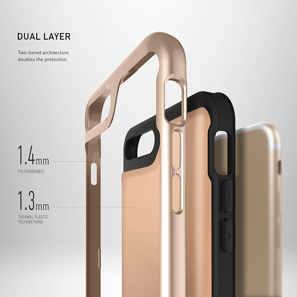 iPhone 7 Plus Caseology Envoy Classic Rich Texture PU Leather Beige