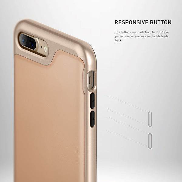 iPhone 7 Plus Caseology Envoy Classic Rich Texture PU Leather Beige