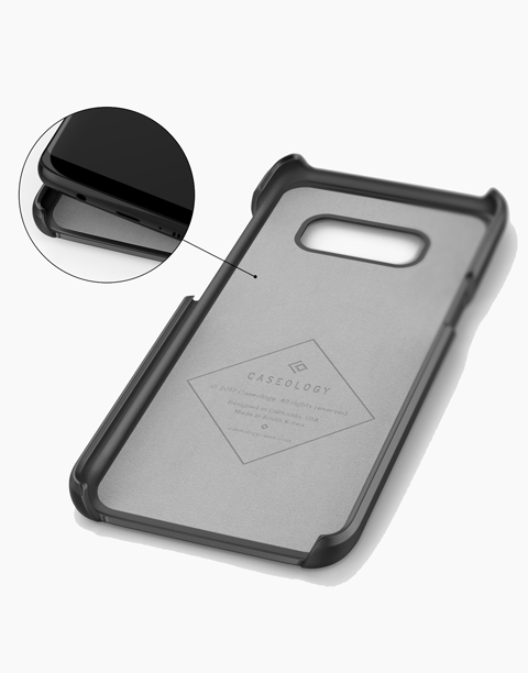 Fairmont Series Original From Caseology One-Piece Premium Ultra Slim Cover Modern Classic for Galaxy S8 - Black