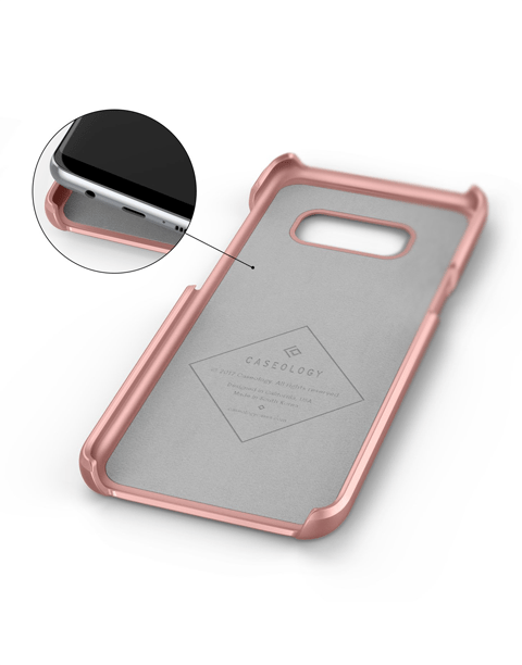 Fairmont Series Original From Caseology One-Piece Premium Ultra Slim Cover Modern Classic for Galaxy S8 Plus - Burgundy