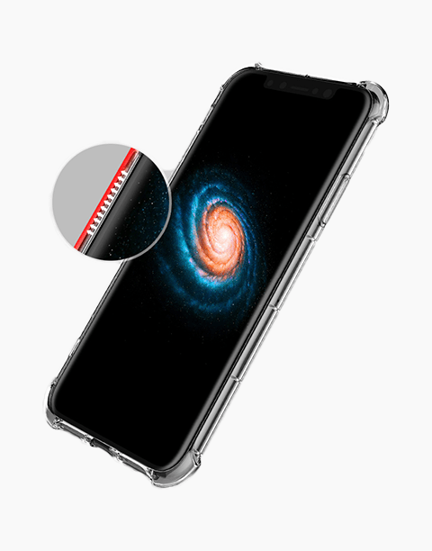 Fence Pro Series By Rock Protection Case Cover Transparent Bumper For iPhone X - Clear