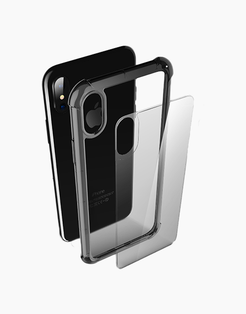 Fence Pro Series By Rock Protection Case Cover Transparent Bumper For iPhone X - Clear
