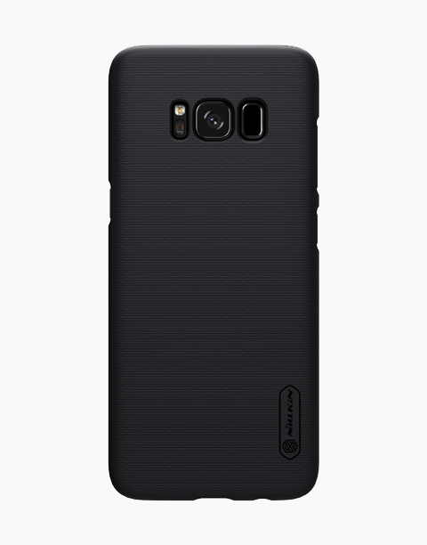 Nillkin Frosted Shield Hard Case For Galaxy S8 Black + Free Screen Protector