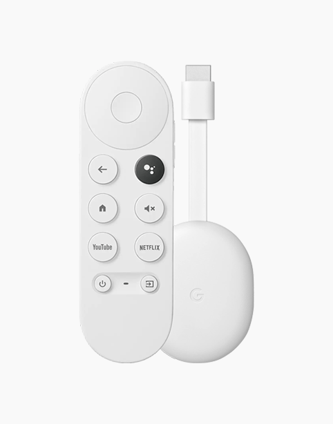 Google ChromeCast with Google TV - 4K with Remote White