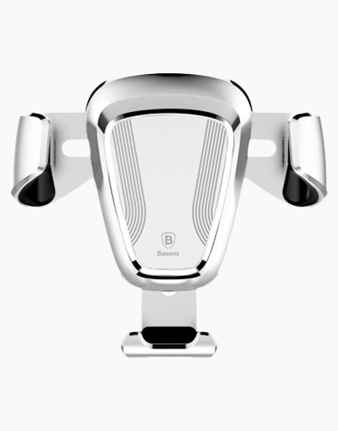Gravity Car Mount By Baseus Air Vent Mount – Silver