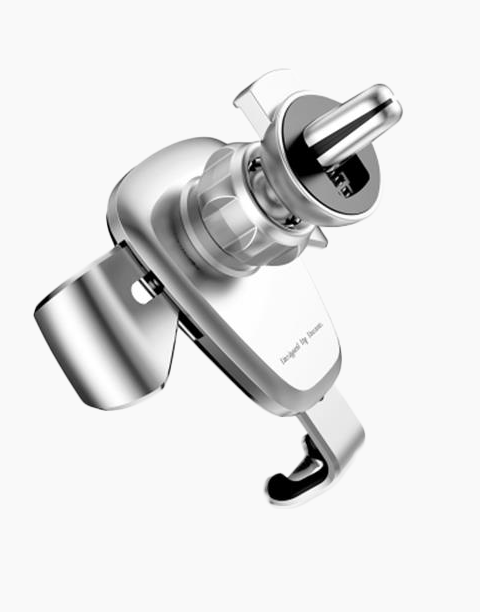 Gravity Car Mount By Baseus Air Vent Mount – Silver