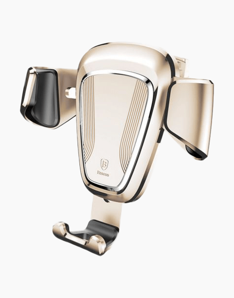 Gravity Car Mount By Baseus Air Vent Mount – Gold