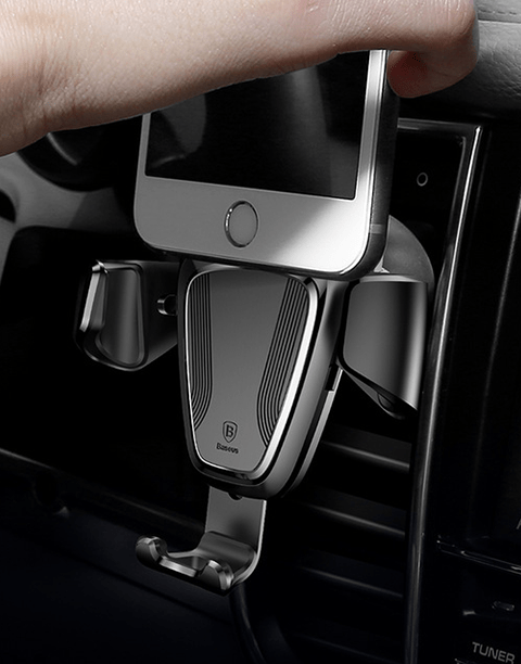 Gravity Car Mount By Baseus Air Vent Mount - Black
