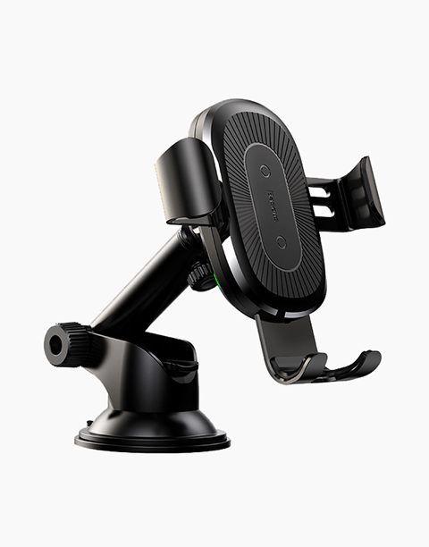 Gravity By Baseus QI Wireless Charging Quick Charger Car Mount Phone Holder