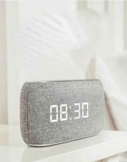 HAVIT MX801 Bluetooth Speaker with Radio FM and Clock - Grey