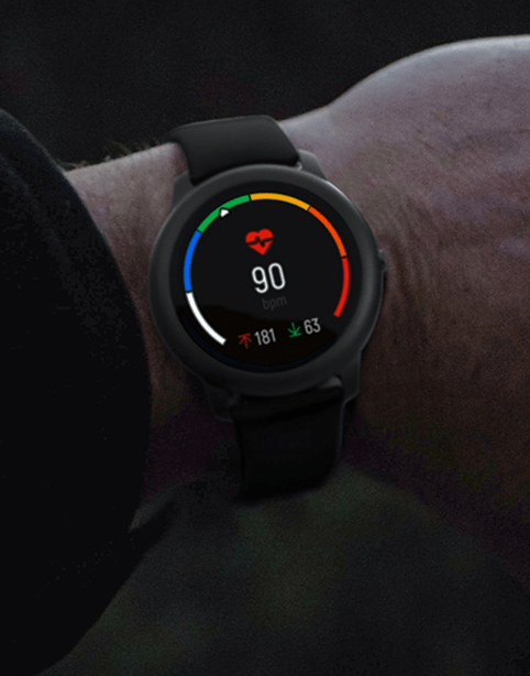 Haylou Solar LS05 Smart Watch Health and Fitness Tracker Up To 15 days - Black