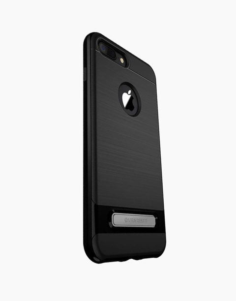 Black VRS Design High Pro Shield Series anti-shock case for iPhone 7 Plus, showcasing durable protection and sleek design.
