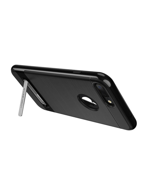 Black VRS Design High Pro Shield Series anti-shock case for iPhone 7 Plus, showcasing durable protection and sleek design.