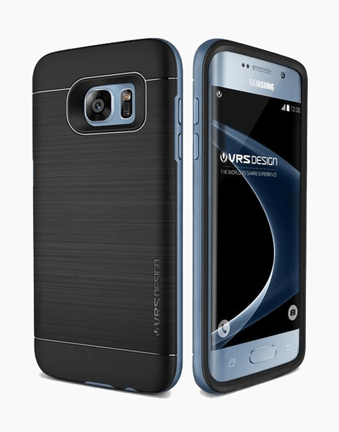 High Pro Shield Series Original From VRS Design Anti-shocks Case For S7 Edge Black / Blue