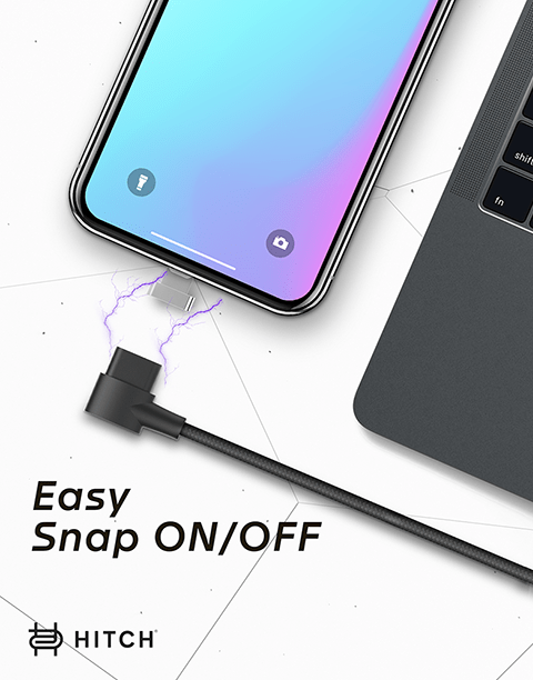 Magnetic Cable By Hitch Compatible With All Smartphone Devices