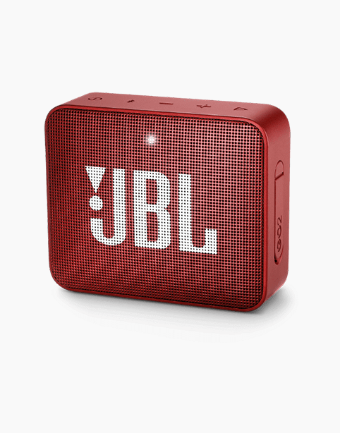 JBL GO2  5Hour Speakerphone IPX7 Water Resistant -Red