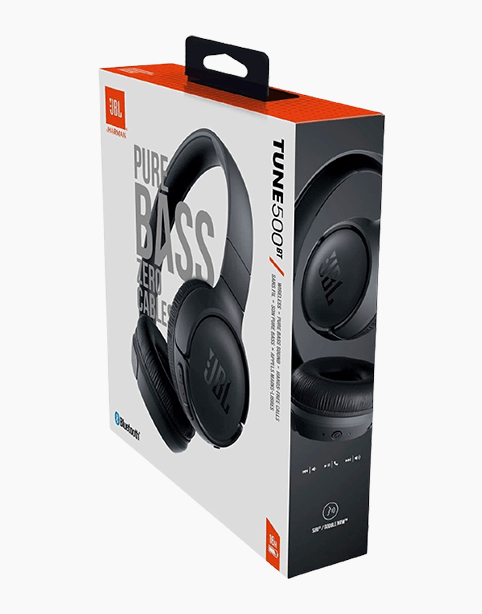 JBL TUNE 500BT - On-Ear Wireless Bluetooth Headphone - Black