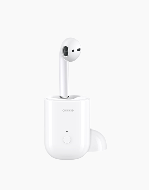 AirPods By Joyroom Single Earphone, 3.5h Calling, Work with iOS and Android + Free Case