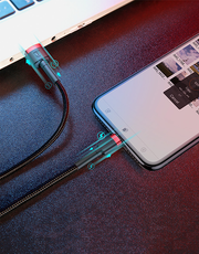 Kevlar By Baseus Strong lightning Cable USB For iPhone/iPad 2Meter Black