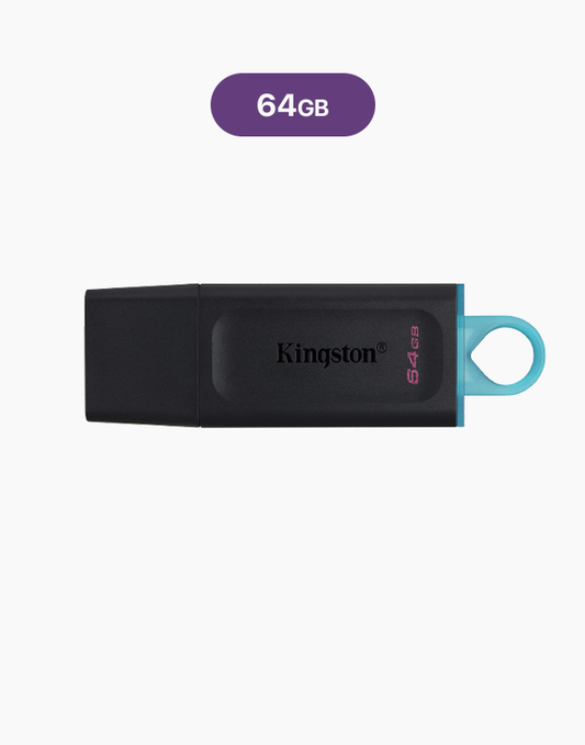 Kingston Flash Memory Data Traveler Exodia USB 3.2 Flash Drive - 64GB