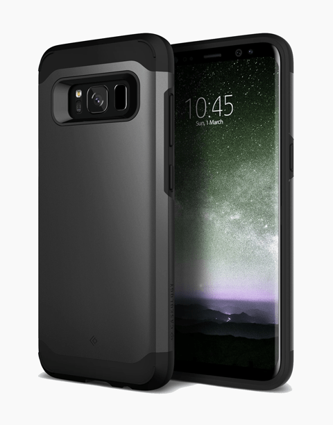 Legion Series From Caseology Heavy Duty Drop Protection Defense Shield Elite Armor for Galaxy S8 - Black