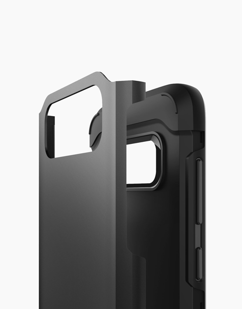Legion Series From Caseology Heavy Duty Drop Protection Defense Shield Elite Armor for Galaxy S8 - Black