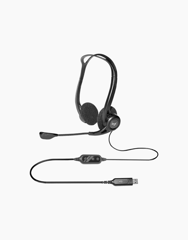 Logitech® Stereo Headset 960 USB Port  - Black