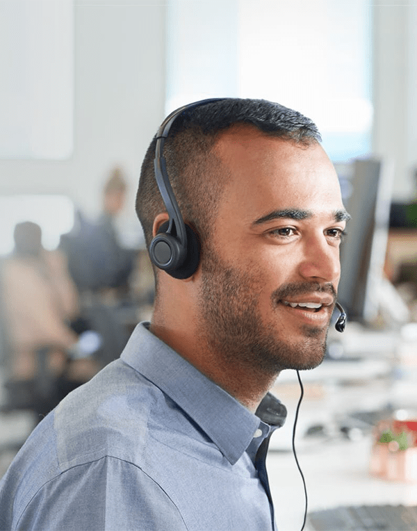 Logitech® Stereo Headset 960 USB Port  - Black