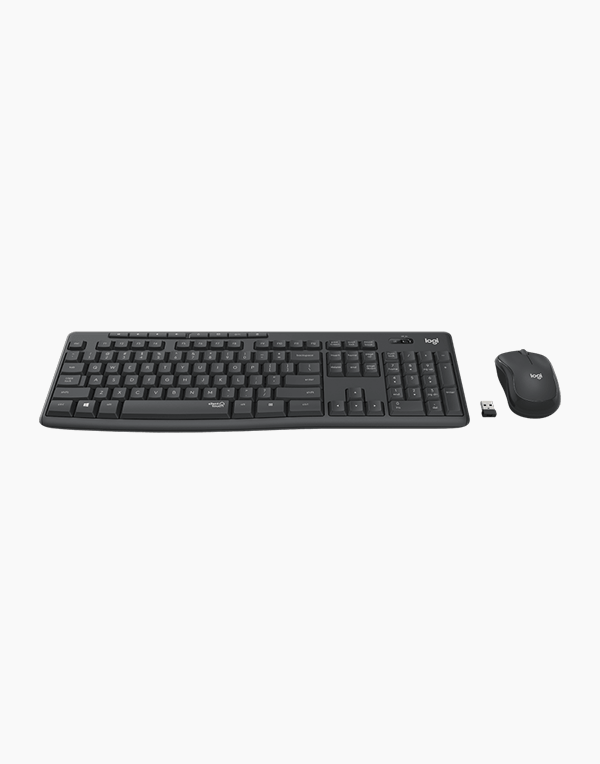 Logitech® Wireless Combo MK295 SILENT Keyboard and Mouse - Black