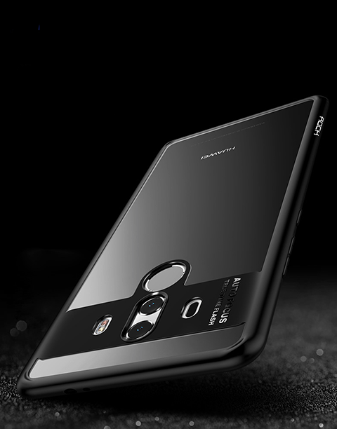 Clarity Series Original By Rock Transparent Slim Case For Mate 10 Pro - Black