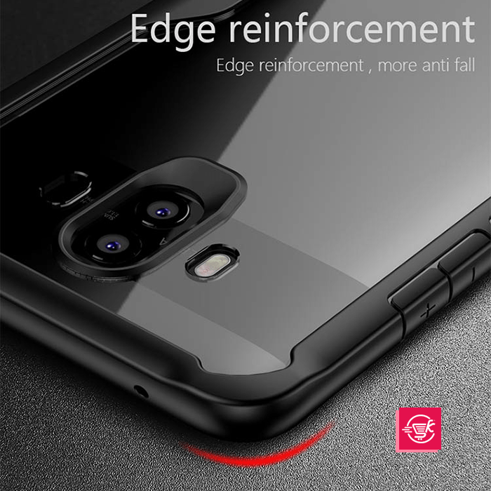 Bumper TPU By iPaky Transparent Protective Case For Mate 10 Pro – Red