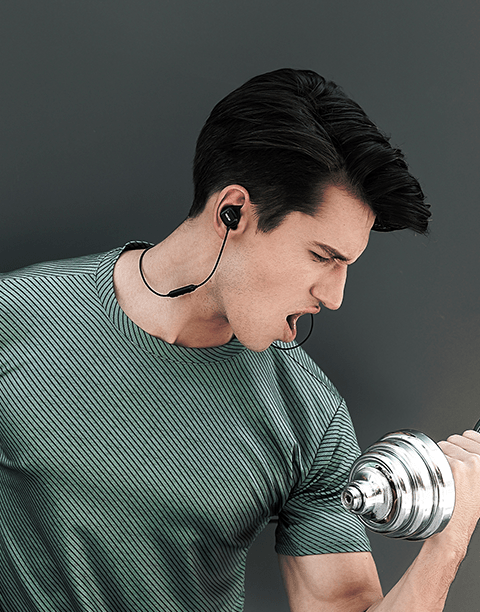 M1 Pro By QCY Magnetic Switch Sports Headset, IPX4 Waterproof, Aptx stereo Earphones With MIC