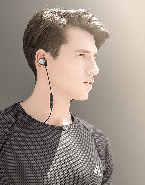 M1 Pro By QCY Magnetic Switch Sports Headset, IPX4 Waterproof, Aptx stereo Earphones With MIC
